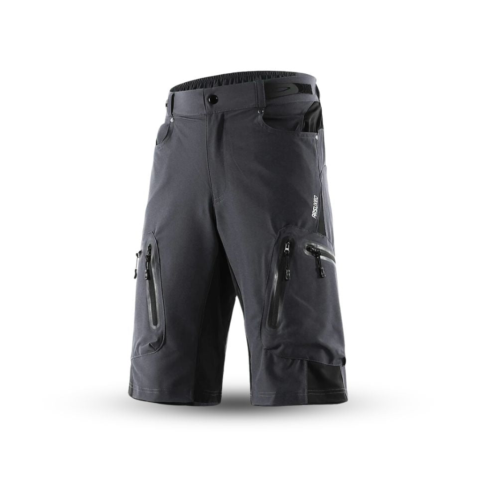 Short homme randonnée noir cargo, conçu pour offrir une liberté de mouvement maximale