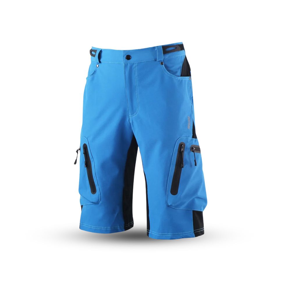 Short de randonnée bleu homme polyvalent, parfait pour la marche, le trekking et les activités outdoor